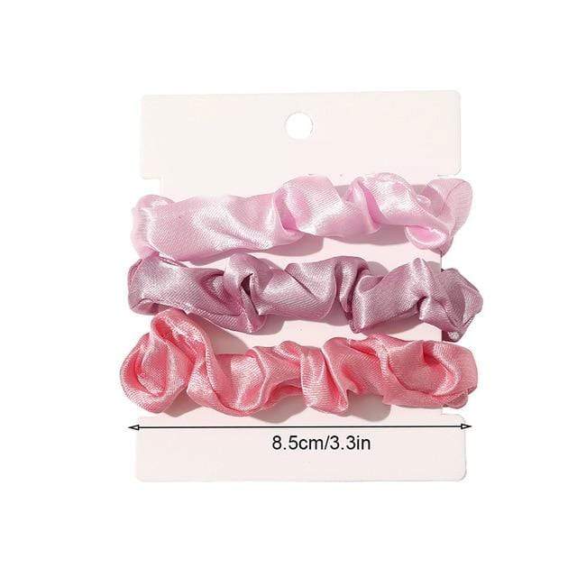 1 Set Scrunchies Hair Ring Candy Color Hair Ties Rope Autumn Winter Women Ponytail Hair Accessories 4-6Pcs Girls Hairbands Gifts AExp