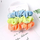 1 Set Scrunchies Hair Ring Candy Color Hair Ties Rope Autumn Winter Women Ponytail Hair Accessories 4-6Pcs Girls Hairbands Gifts AExp
