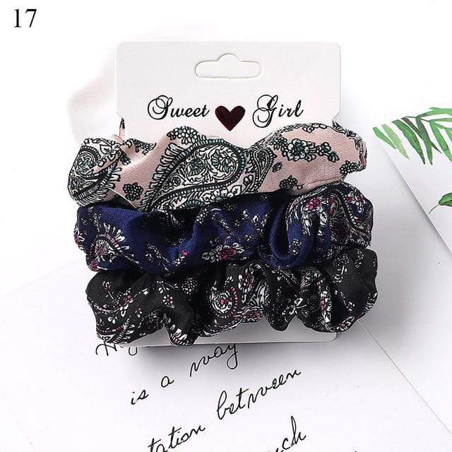 1 Set Scrunchies Hair Ring Candy Color Hair Ties Rope Autumn Winter Women Ponytail Hair Accessories 4-6Pcs Girls Hairbands Gifts AExp