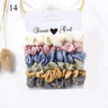 1 Set Scrunchies Hair Ring Candy Color Hair Ties Rope Autumn Winter Women Ponytail Hair Accessories 4-6Pcs Girls Hairbands Gifts AExp