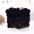 1 Set Scrunchies Hair Ring Candy Color Hair Ties Rope Autumn Winter Women Ponytail Hair Accessories 4-6Pcs Girls Hairbands Gifts AExp