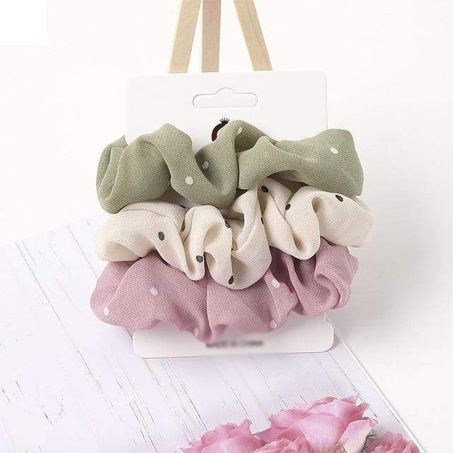 1 Set Scrunchies Hair Ring Candy Color Hair Ties Rope Autumn Winter Women Ponytail Hair Accessories 4-6Pcs Girls Hairbands Gifts AExp