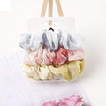 1 Set Scrunchies Hair Ring Candy Color Hair Ties Rope Autumn Winter Women Ponytail Hair Accessories 4-6Pcs Girls Hairbands Gifts AExp