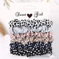 1 Set Scrunchies Hair Ring Candy Color Hair Ties Rope Autumn Winter Women Ponytail Hair Accessories 4-6Pcs Girls Hairbands Gifts AExp