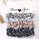 1 Set Scrunchies Hair Ring Candy Color Hair Ties Rope Autumn Winter Women Ponytail Hair Accessories 4-6Pcs Girls Hairbands Gifts AExp