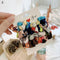 1 Set Scrunchies Hair Ring Candy Color Hair Ties Rope Autumn Winter Women Ponytail Hair Accessories 4-6Pcs Girls Hairbands Gifts AExp