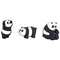 1 to 3pcs Animals Style PVC Shoe Charms Decoration Panda/Polar Bear/Brown Bear Shoe Accessories for croc jibz Kid's Party X-mas JadeMoghul Inc. 