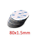 10-100pcs 3M Strong Pad Mounting Tape Double Sided Adhesive Acrylic Foam Tape Two Sides Mounting Sticky Tape Black Multiple size AExp