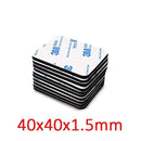 10-100pcs 3M Strong Pad Mounting Tape Double Sided Adhesive Acrylic Foam Tape Two Sides Mounting Sticky Tape Black Multiple size AExp