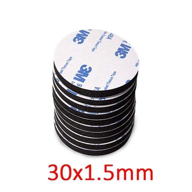 10-100pcs 3M Strong Pad Mounting Tape Double Sided Adhesive Acrylic Foam Tape Two Sides Mounting Sticky Tape Black Multiple size AExp