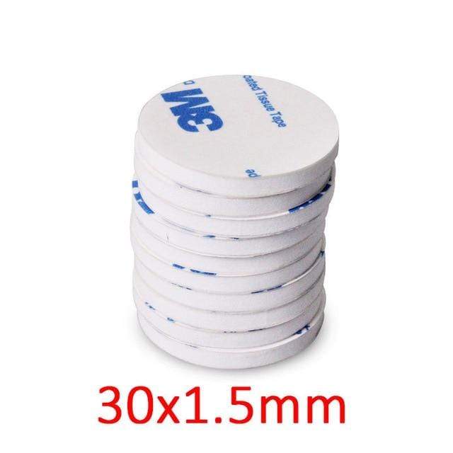 10-100pcs 3M Strong Pad Mounting Tape Double Sided Adhesive Acrylic Foam Tape Two Sides Mounting Sticky Tape Black Multiple size AExp