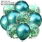 10/14pcs Mixed Metallic Balloons Heart Star Gold Confetti Balloon Birthday Party Decorate Kids Adult Air Balls Wedding Globos
