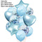 10/14pcs Mixed Metallic Balloons Heart Star Gold Confetti Balloon Birthday Party Decorate Kids Adult Air Balls Wedding Globos