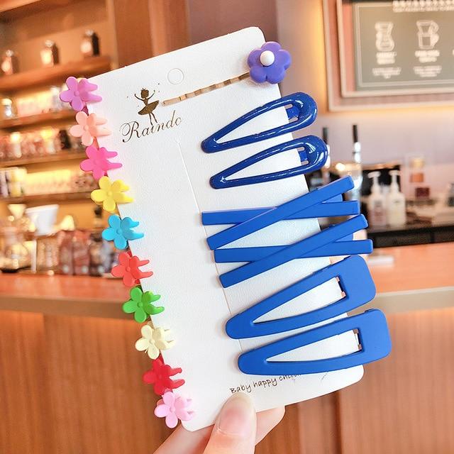 10/20/30/50 Pcs/Bag Cute Girls Women Flower Crown Animals Baby Hair Claws Children Hairpins Hair Clips Kid Hair Accessories Set AExp