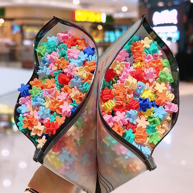 10/20/30/50 Pcs/Bag Cute Girls Women Flower Crown Animals Baby Hair Claws Children Hairpins Hair Clips Kid Hair Accessories Set AExp