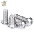 10/50pcs M2 M2.5 M3 M4 M5 M6 304 A2-70 Stainless Steel Black grade 10.9 ISO7380 Hexagon Hex Socket Head Button Allen Bolt Screw JadeMoghul Inc. 
