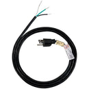 10-Amp Straight Plug Head Power Supply Cord, 3ft-Appliance Cords & Receptacles-JadeMoghul Inc.