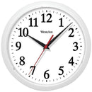 10" Basic Wall Clock (White)-Household Equipment & Accessories-JadeMoghul Inc.