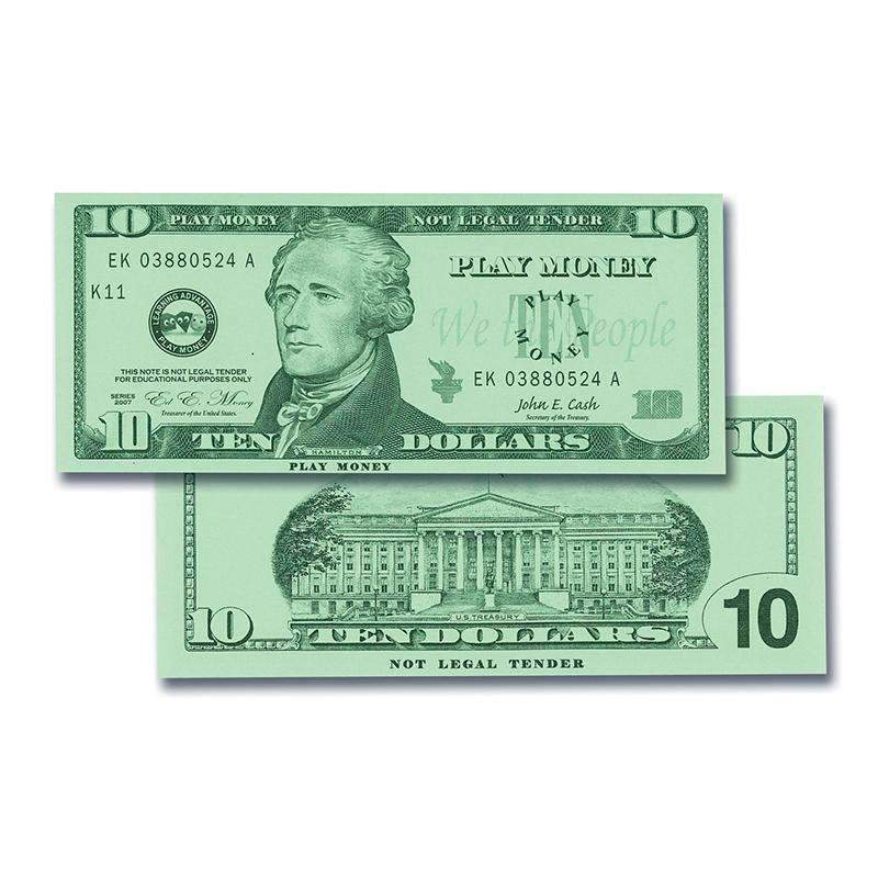 $10 BILLS SET 100 BILLS-Toys & Games-JadeMoghul Inc.