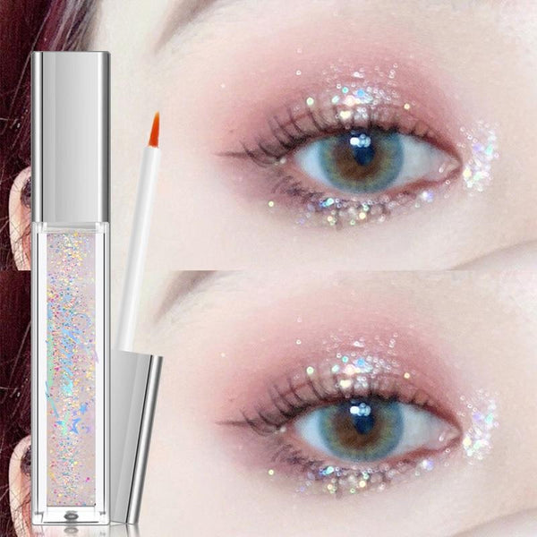 10 Color Diamond Eye Shadow Nude Metal Shimmer Glow Glitter Single Liquid Eyeshadow Makeup Pigment Accessorices Beauty Cosmetics AExp