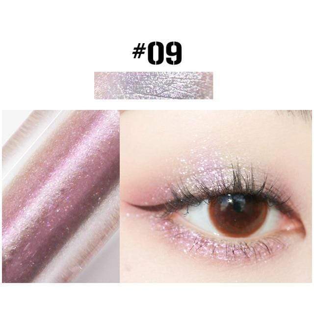 10 Color Diamond Eye Shadow Nude Metal Shimmer Glow Glitter Single Liquid Eyeshadow Makeup Pigment Accessorices Beauty Cosmetics AExp