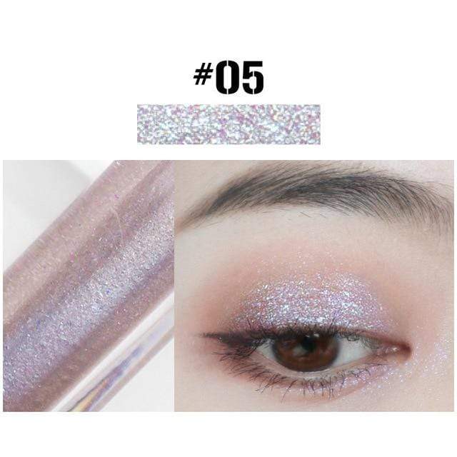 10 Color Diamond Eye Shadow Nude Metal Shimmer Glow Glitter Single Liquid Eyeshadow Makeup Pigment Accessorices Beauty Cosmetics AExp