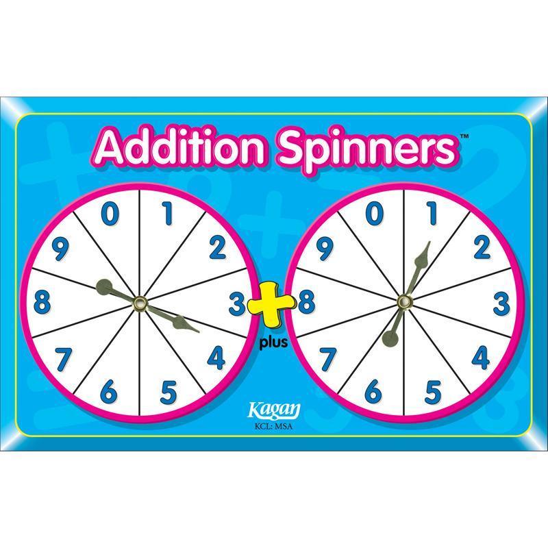 (10 EA) ADDITION SPINNERS-Learning Materials-JadeMoghul Inc.