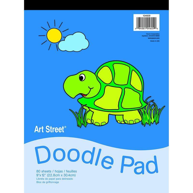 (10 EA) DOODLE PAD 9X12-Arts & Crafts-JadeMoghul Inc.