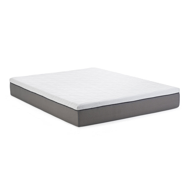 10 inch Eastern King Mattress with Latex Foam and Air Channel Base The Urban Port Titanium Series