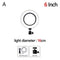 10 inch LED Ring Light Photographic Selfie Ring Light with tripod for Smartphone Youtube Makeup Video Studio Tripod aro de luz AExp