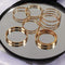 10 Pcs/Set 2020 Fashion Simple Design anillos Vintage Gold Silver Color Joint Rings Sets for Women Jewelry Korean Version Joint AExp