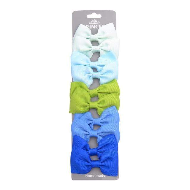 10 Pcs/set Grosgrain Ribbon Hair Bows With Clip For Cute Baby Girls Colorful Hair Clips Hairpins Barrettes Kids Hair Accessories AExp