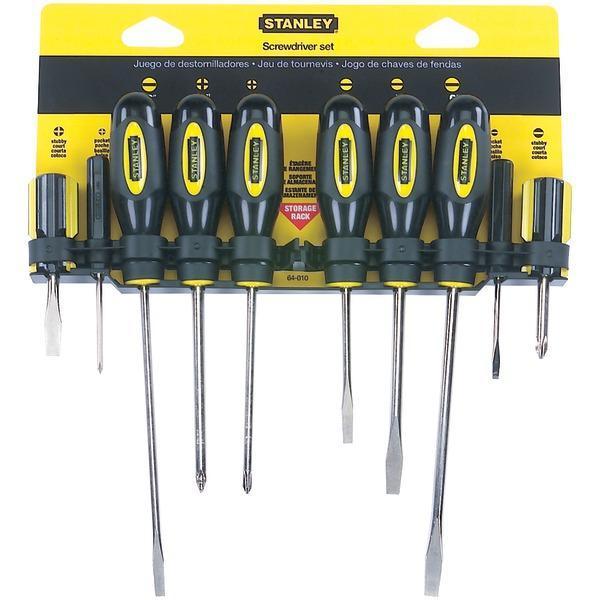 10-Piece Standard Fluted Screwdriver Set-Hand Tools & Accessories-JadeMoghul Inc.