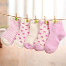 10 pieces/lot=5pair Cotton Baby Socks Newborn Floor Socks Girl and Boy Short Socks-Lavender-Newborn-JadeMoghul Inc.