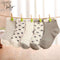 10 pieces/lot=5pair Cotton Baby Socks Newborn Floor Socks Girl and Boy Short Socks-Pink-Newborn-JadeMoghul Inc.