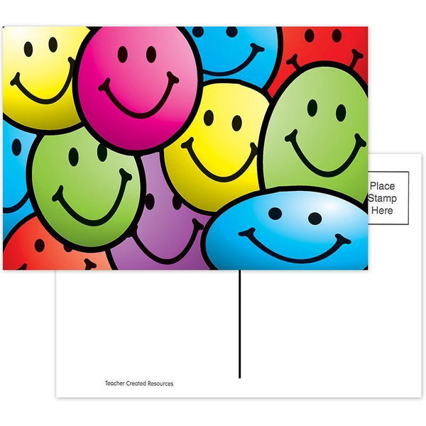 (10 Pk) Smiley Faces Postcards-Learning Materials-JadeMoghul Inc.