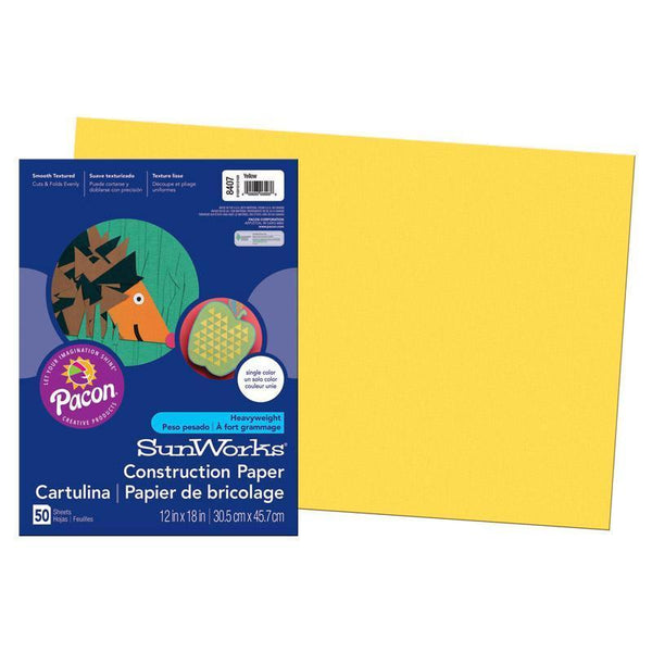 (10 PK) SUNWORKS 12X18 YELLOW-Arts & Crafts-JadeMoghul Inc.