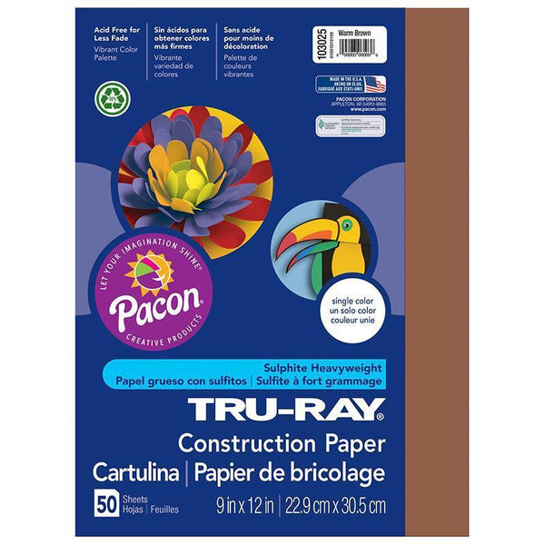 (10 PK) TRU RAY 9X12 BROWN-Arts & Crafts-JadeMoghul Inc.