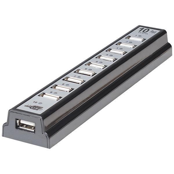 10-Port USB 2.0 Desktop Hub-USB Peripherals & Accessories-JadeMoghul Inc.