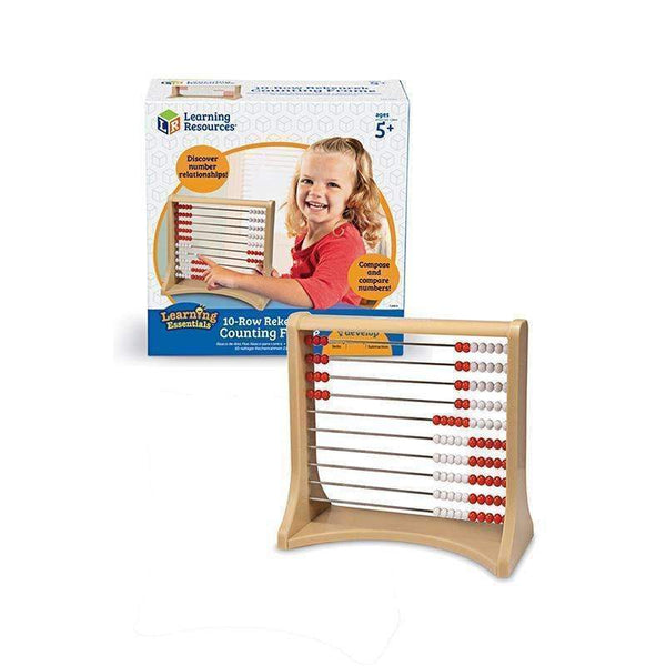 10 ROW REKENREK COUNTING FRAME-Learning Materials-JadeMoghul Inc.