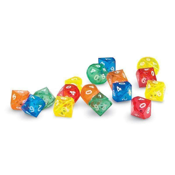 10 SIDED DICE IN DICE-Learning Materials-JadeMoghul Inc.