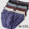 100% Cotton Mens Briefs XXXL Plus Size Men Underwear Panties XL/XXL/XXXL/4XL/5XL / Men's Breathable Panties-black-XL-JadeMoghul Inc.