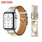 100% Genuine Cow Leather loop Bracelet Belt Band for Apple Watch 6 SE 5 4 42MM 38MM 44MM 40MM Strap for iWatch 6 5 4 Wristband JadeMoghul Inc. 