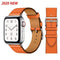 100% Genuine Cow Leather loop Bracelet Belt Band for Apple Watch 6 SE 5 4 42MM 38MM 44MM 40MM Strap for iWatch 6 5 4 Wristband JadeMoghul Inc. 