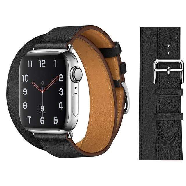 100% Genuine Cow Leather loop Bracelet Belt Band for Apple Watch 6 SE 5 4 42MM 38MM 44MM 40MM Strap for iWatch 6 5 4 Wristband JadeMoghul Inc. 