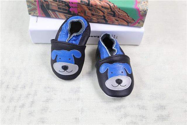 100% Genuine Leather Baby Boys Shoes Baby Moccasins Crown and Stars Soft Bottom First Walkers Free shipping-C12-4.5-JadeMoghul Inc.