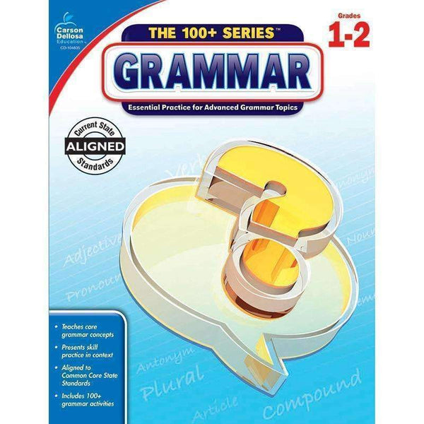 100 PLUS GRAMMAR GR 1-2-Learning Materials-JadeMoghul Inc.