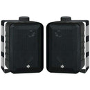 100-Watt 3-Way 4" RtR Series Indoor/Outdoor Speakers (Black)-Speakers, Subwoofers & Accessories-JadeMoghul Inc.
