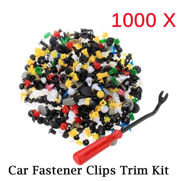 1000Pcs 30 kinds Universal Mixed Auto Fastener Car Bumper Clips Retainer Car Fastener Rivet Door Panel Liner for All Car JadeMoghul Inc. 