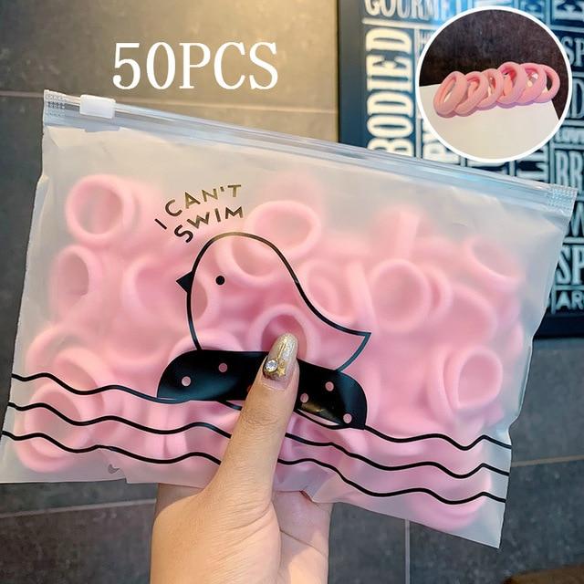 1000pcs Colors Girls Baby Hair Ring Rope Headwear Scrunchies Elastic Hair Band Kids Hair Accessories for Women Fashion Hair Tie AExp